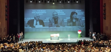 Peyama Serok Barzanî di merasîma oxirkirina Sirri Sureyya Onder de hate xwendin