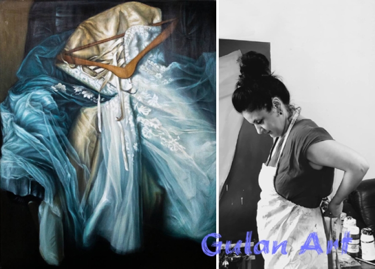 خانمە شێوەكاری ڕۆژئاوا نایلە حیكمەت بۆ گوڵان:بەوپێیەی كوردم جەنگ شوێنەواری خۆی لەسەر هونەرەكەم جێ هێشتووە