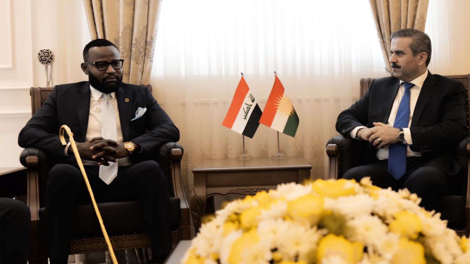 رئيس هيئة الاستثمار في كوردستان يلتقي سلطان دارفور