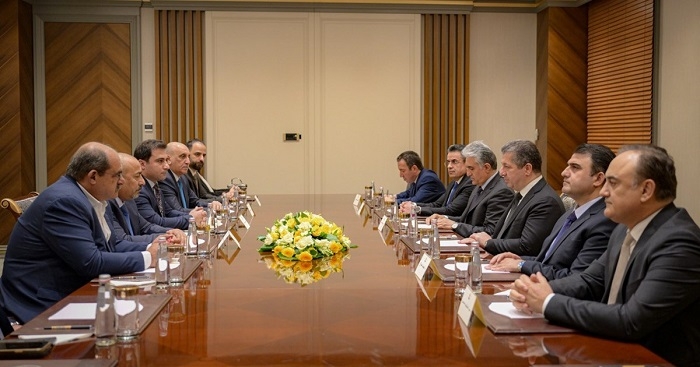 Prime Minister Masrour Barzani Receives Iraqi Parliamentary Delegation