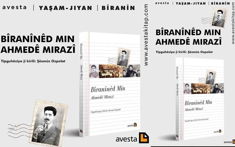 Bîranînêd Min ji Weşanên Avestayê derket