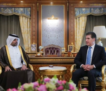 سەرۆکی هەرێمی کوردستان لەگەڵ كۆنسووڵى گشتيى قه‌ته‌ر له‌ هه‌رێمى كوردستان کۆبووەوە