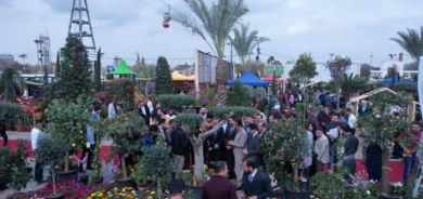 العاصمة أربيل تنظم النسخة الرابعة من معرض الزهور والحدائق