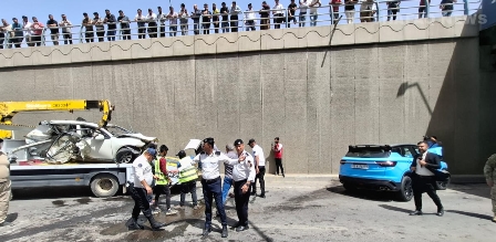 وفاة شخص وإصابة 6 آخرين بحادث سير  في نفق رزگاري بمدبنة  أربيل