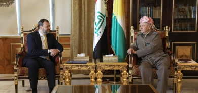 الرئيس بارزاني يستقبل مسؤول مكتب الاتحاد الأوروبي في إقليم كوردستان