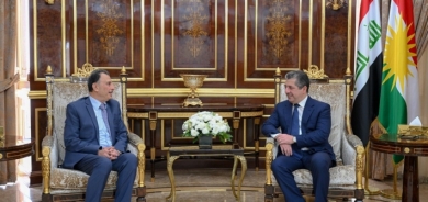 رئيس الحكومة يستقبل القنصل العام الجديد لفلسطين لدى إقليم كوردستان