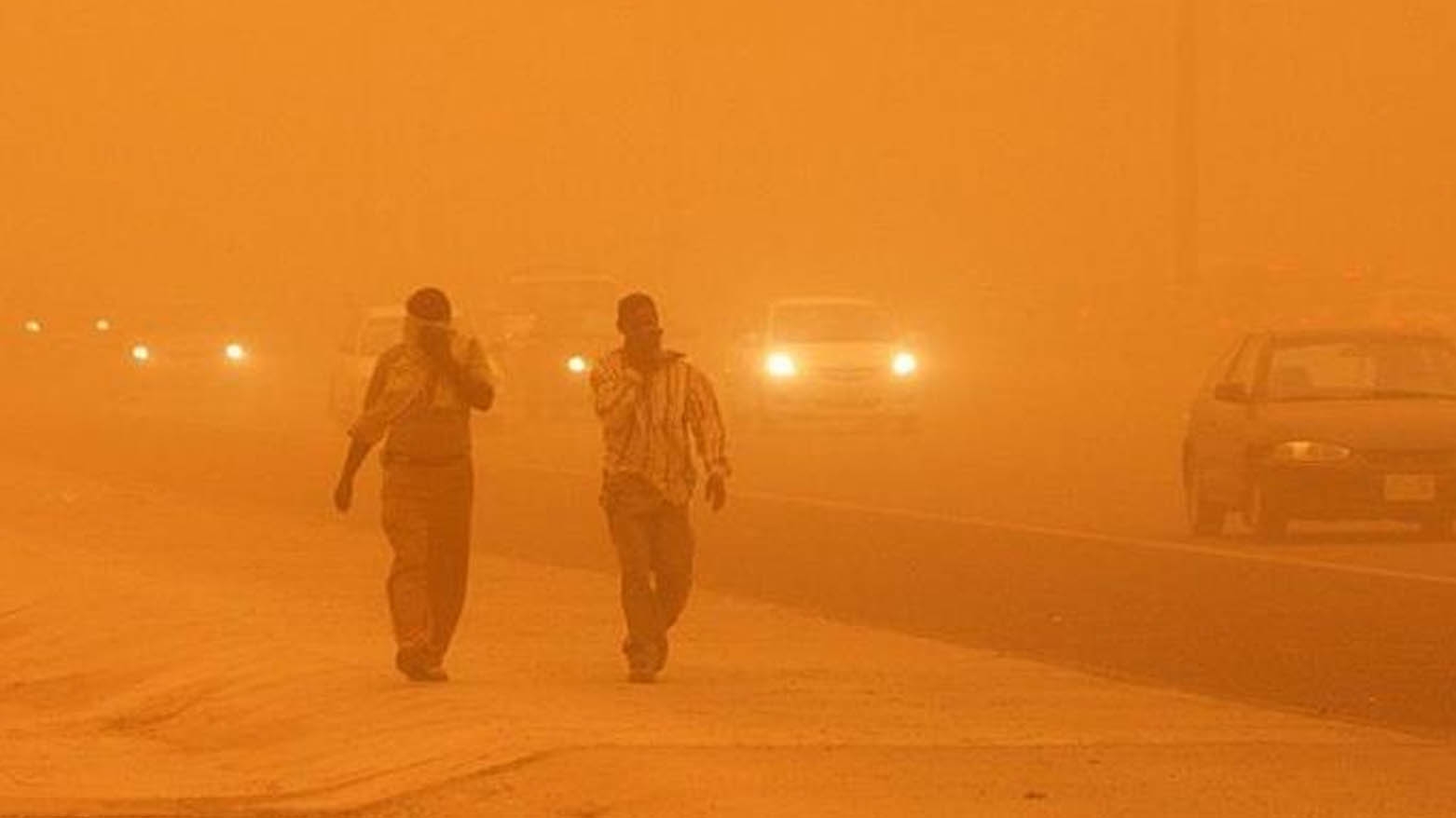خبير أنواء: موجة الغبار مستمرة حتى ظهر الأربعاء واحتمال هطول أمطار في كوردستان
