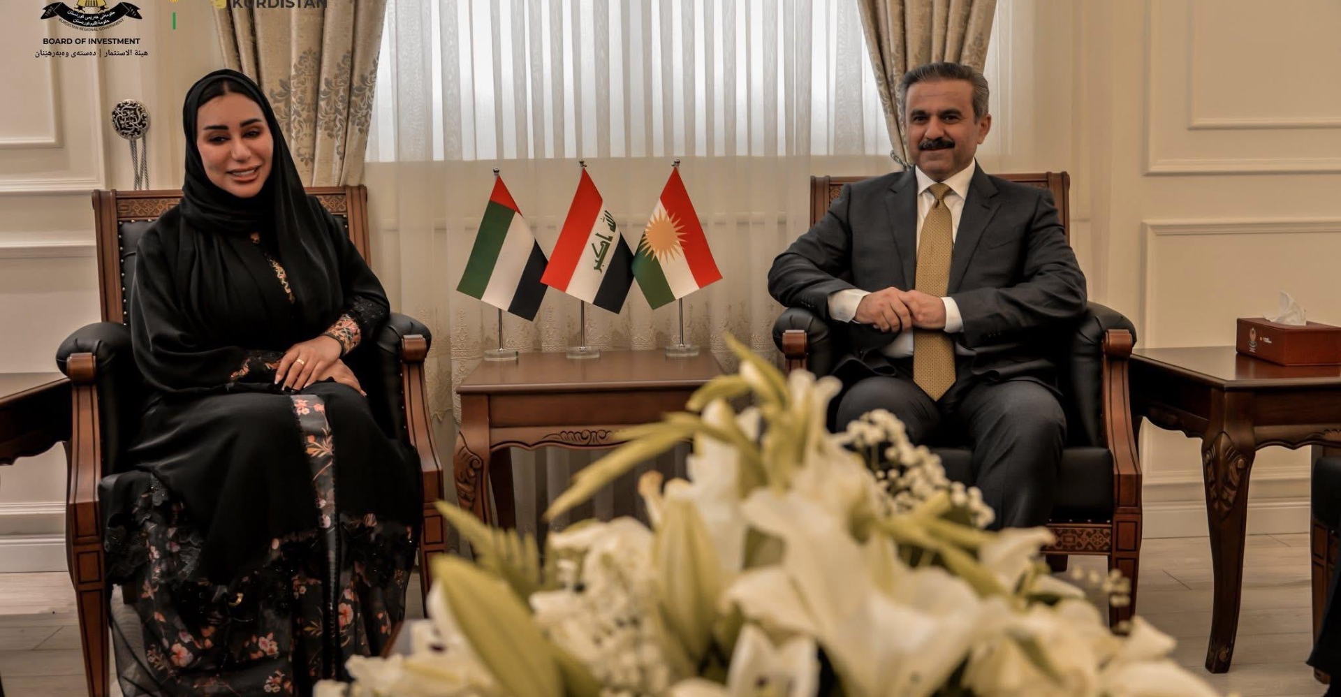 تطلع اماراتي لتوسيع الاستثمارات في اقليم كوردستان