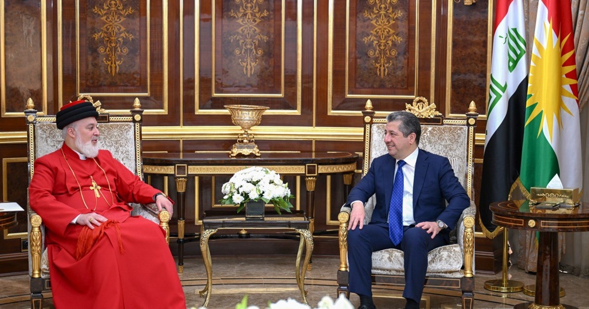 Prime Minister Masrour Barzani Receives Patriarch of the Assyrian Church of the East
