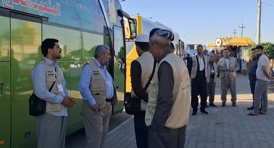 أربيل.. انطلاق أول قافلة برية من حجاج كوردستان