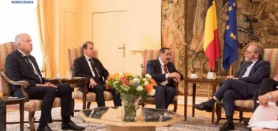 Şandeke PDKê bi Serokê Parlamentoyê û Wezîrê Bergiriyê yên Belçîkayê re civiya