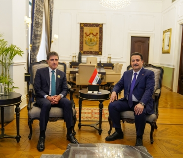 نێچیرڤان بارزانی، سەرۆکی هەرێمی کوردستان، ديدارێكى لەگەڵ بەڕێز محه‌مه‌د شیاع ئه‌لسوودانی، سەرۆکوەزیرانی عێراقى فيدراڵ، ئه‌نجامدا.