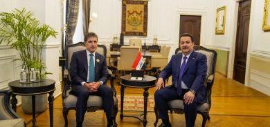 نێچیرڤان بارزانی، سەرۆکی هەرێمی کوردستان، ديدارێكى لەگەڵ بەڕێز محه‌مه‌د شیاع ئه‌لسوودانی، سەرۆکوەزیرانی عێراقى فيدراڵ، ئه‌نجامدا.