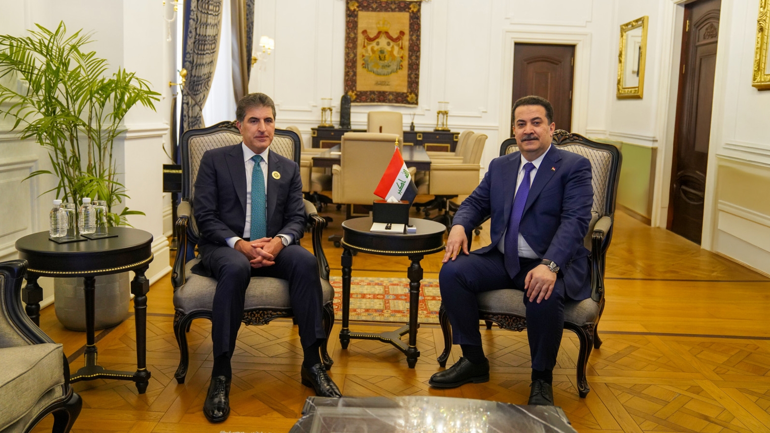 President Nechirvan Barzani Meets Iraqi PM Al-Sudani at Arab League Summit, Strengthens Erbil-Baghdad Ties