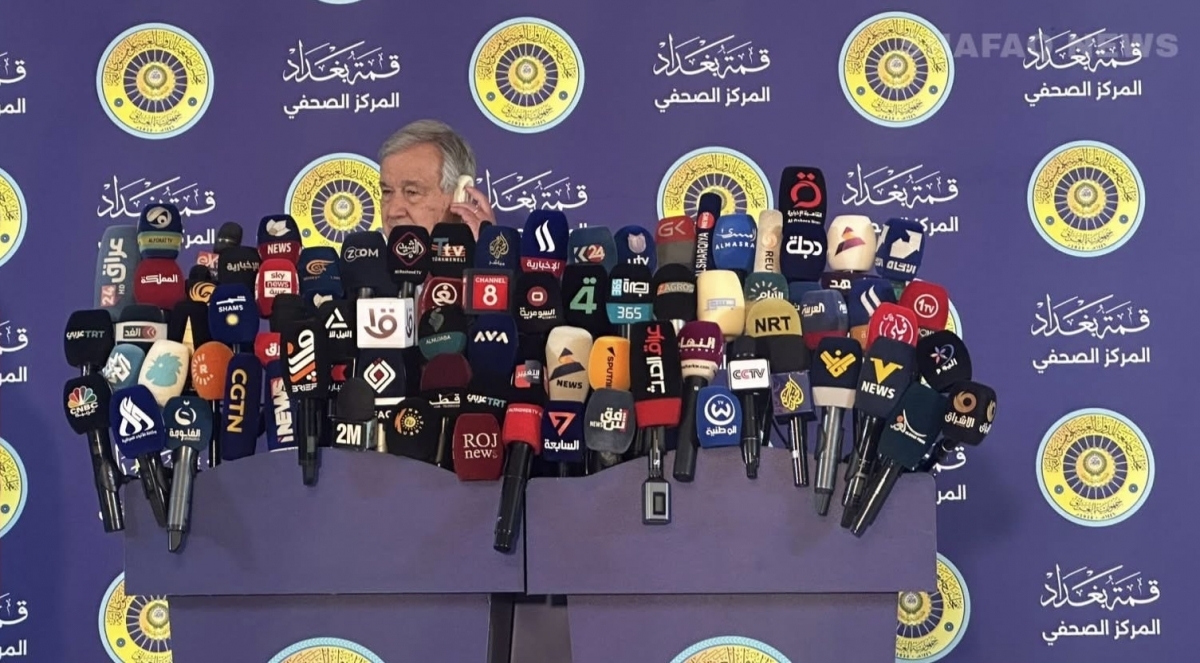 UN Chief Calls for Syrian Government to Engage with Kurds, Highlights Refugee Crisis