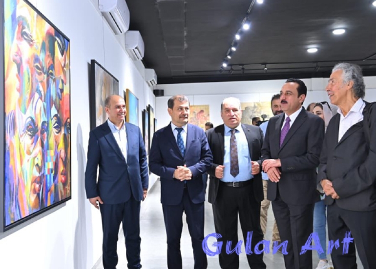 لە هەولێر پێشانگەی هاوبەشی شێوەكاری (ئیندیماج) كرایەوە