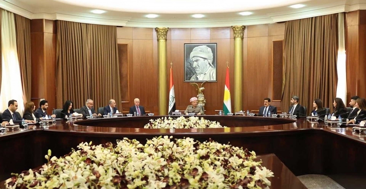 President Masoud Barzani Meets New Leadership of Kurdistan Democratic Students and Youth Union
