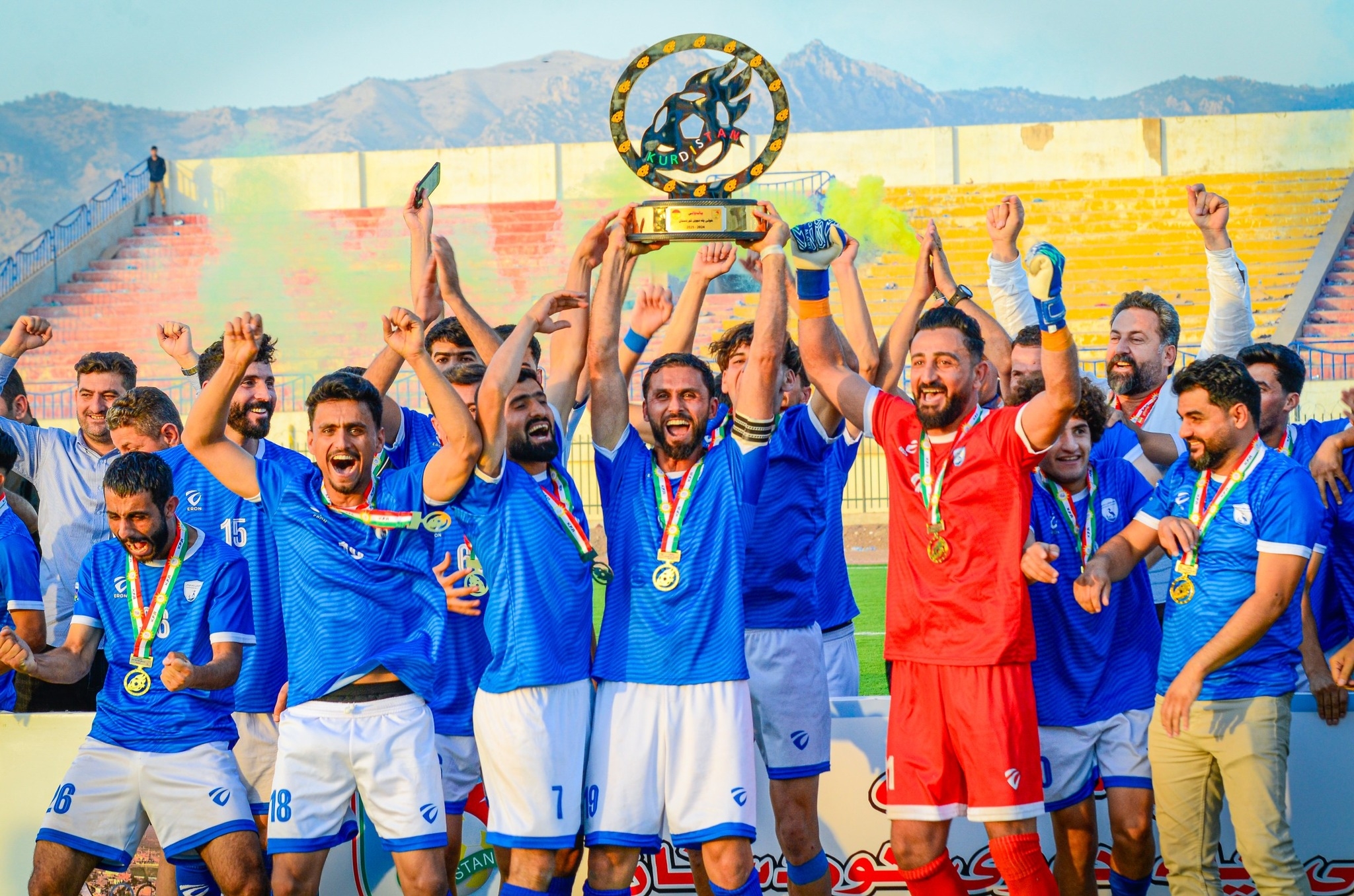 بەردەڕەش خەونەكەی هاتە دی