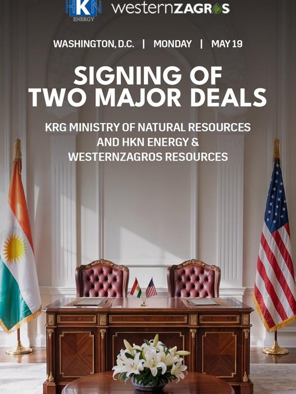 Prime Minister Masrour Barzani Oversees Signing of Two Major Energy Agreements in Washington