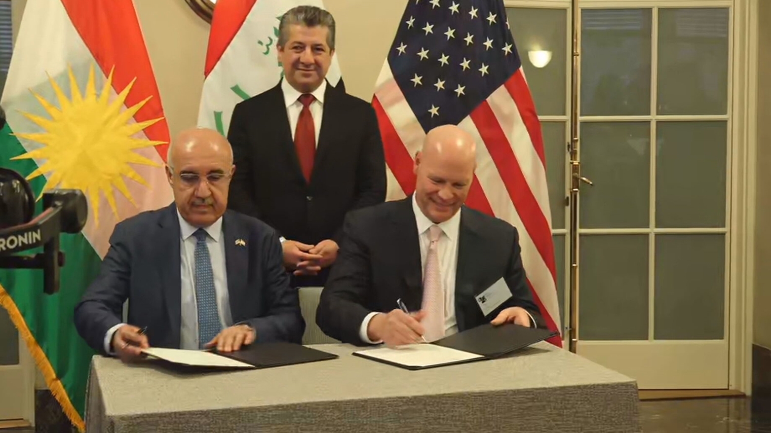 Bi Serpereştiya Mesrûr Barzanî du peymanên stratejîk ên enerjiyê hatin îmzekirin