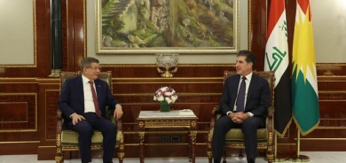 نيجيرفان بارزاني و داوود أوغلو يؤكدان أهمية دعم إقليم كوردستان لعملية السلام في تركيا