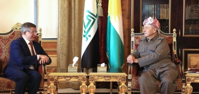 الرئيس بارزاني وأحمد داود أوغلو يؤكدان ضرورة التزام كافة الأطراف بإنجاح عملية السلام في تركيا