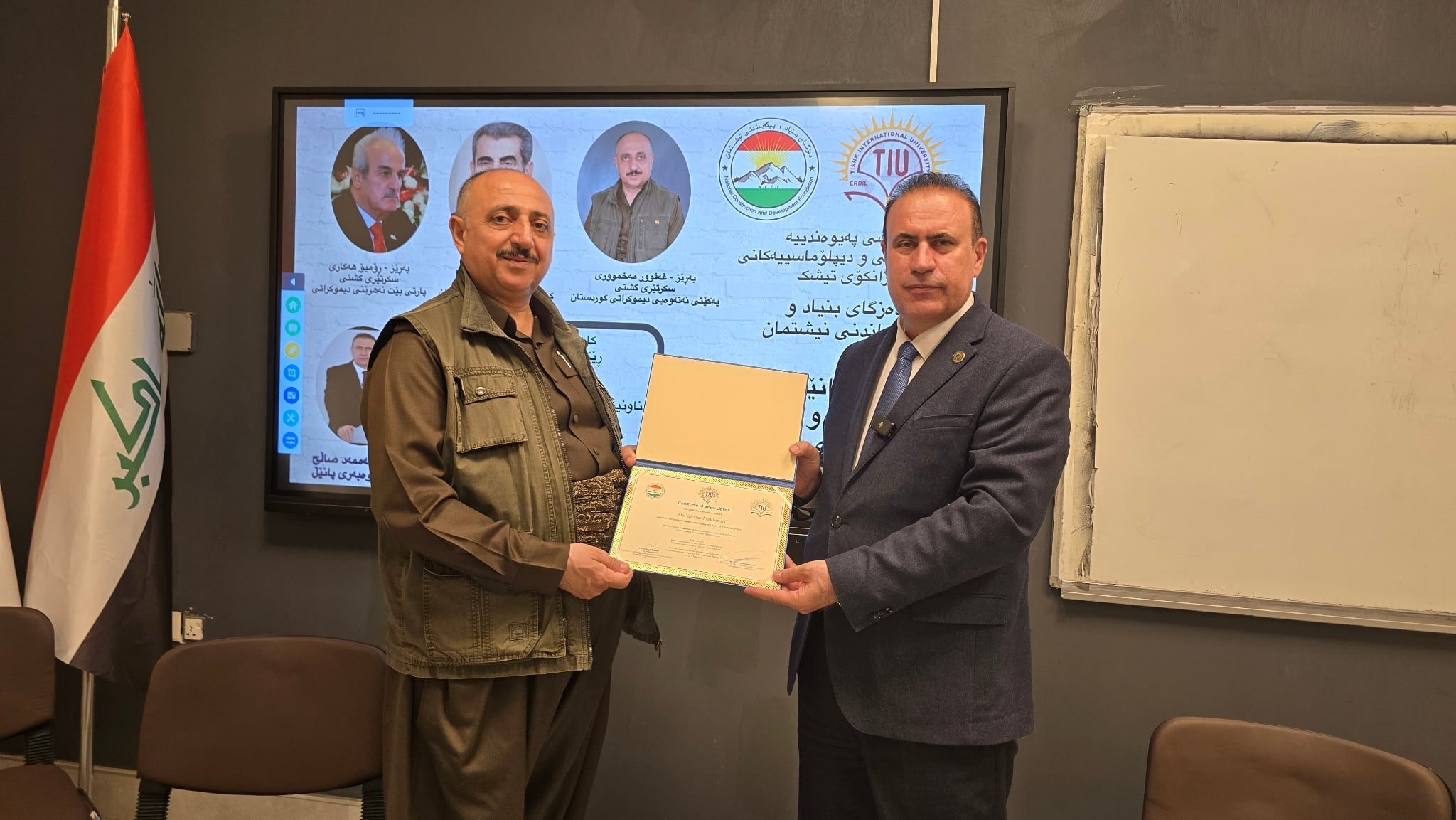 غەفوور مەخموورى لە زانکۆى تیشکى نێودەوڵەتى TIU : پێویستە هەموو لایەکمان شانازى بەو پێکەوەژیانە بکەین کەوا لە کوردستان هەیە