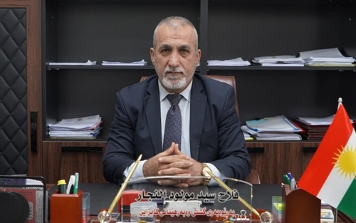 Felah Seîd Mewlûd Elnecar, Rêveberê Giştî yê Veberhênana Kanzayî li Wezareta Samanên Xwezayî ji Gulanê re: Herêma Kurdistanê xwediyê gelek kanza û blokên kanzayî ye ku dikare veberhênaneke mezin tê de were kirin.