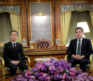 نێچيرڤان بارزانى، سه‌رۆكى هه‌رێمى كوردستان، پێشوازیی له‌ به‌ڕێز هيتۆشى ئيشيزوكا، به‌رپرسى نوێى نووسينگه‌ى كونسوڵگه‌ريى ژاپۆن له‌ هه‌ولێر كرد.