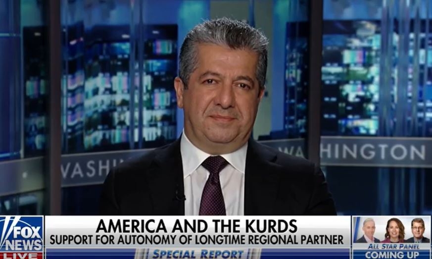 Kurdistan PM Barzani Reaffirms Strong U.S. Partnership in Washington Visit