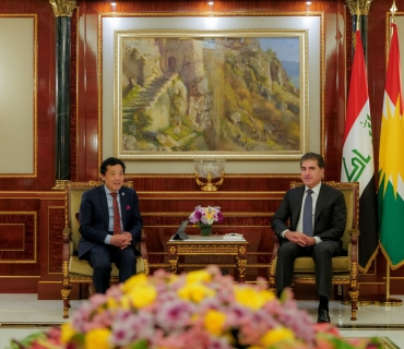 سەرۆکی هەرێمی کوردستان، پێشوازيی لە شاندێکی باڵاى ڕێکخراوی خۆراك و کشتوکاڵی نەتەوە یەکگرتووەکان (FAO)، بە سەرۆکایەتیی به‌ڕێز شو دۆنيو، بەڕێوەبەری گشتیى ڕێكخراوه‌كه‌، كرد