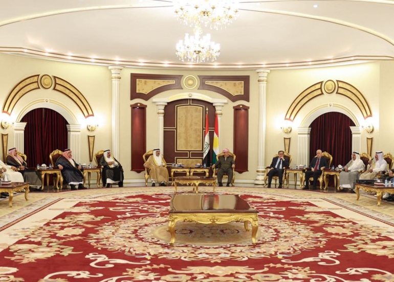 سەرۆك بارزانی: پڕۆسەی سیاسی لە عێراقدا كاتێك سەركەوتوو دەبێت كە هەموو لایەك پابەندی دەستوور و پڕەنسیپەكانی هاوبەشی و سازان و هاوسەنگی بن