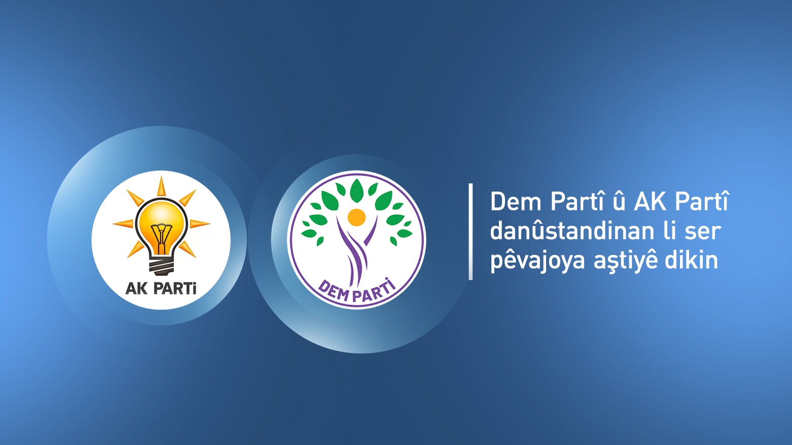 Şanda Dem Partiyê bo nîqaşkirina pêvajoya aştiyê serdana AKPê dike