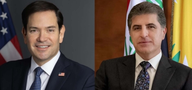 President Nechirvan Barzani receives a phone call from the US Secretary of State