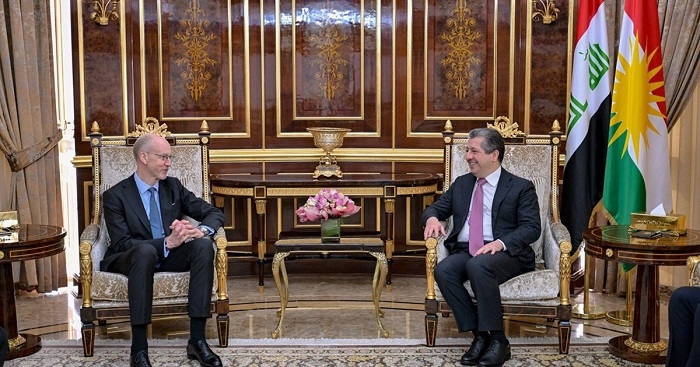 Prime Minister Barzani Receives Swedish Chargé d'Affairs