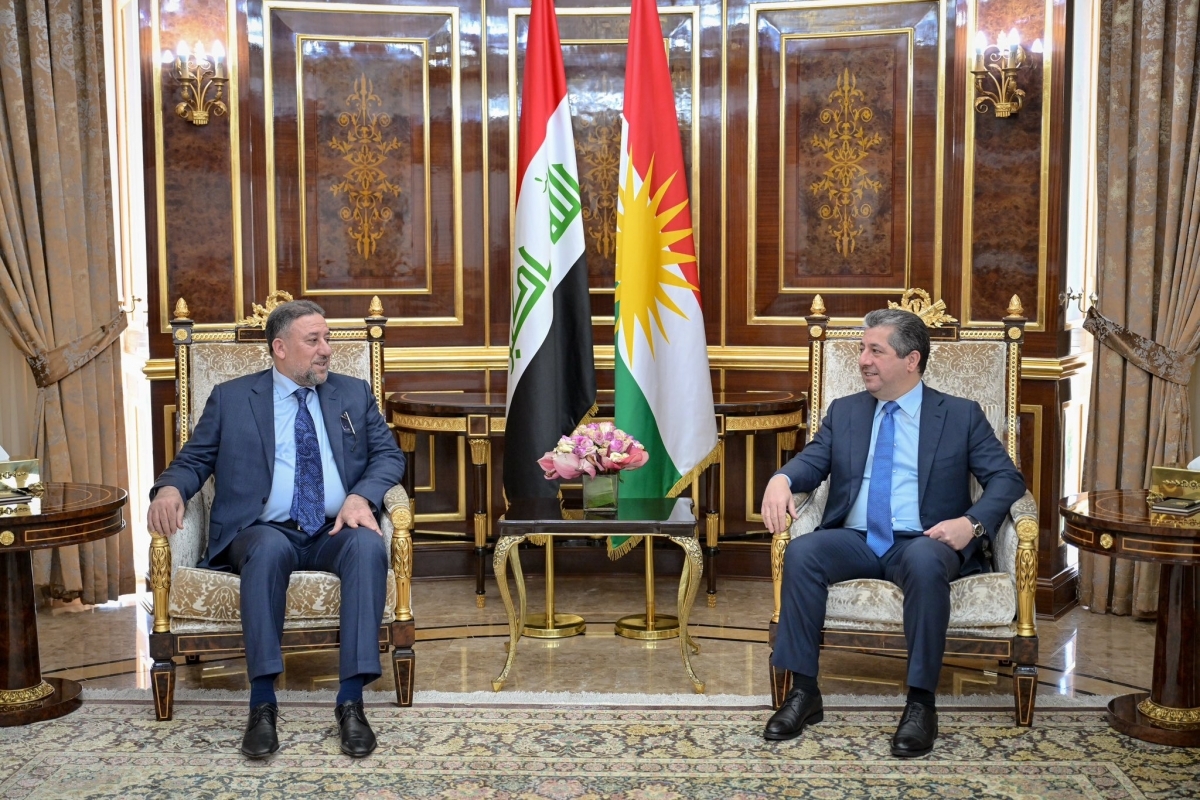 سەرۆكی حكوومەتی هەرێمی كوردستان، پێشوازیی لە سەرۆكی هاوپەیمانیی سیادە لە ئەنجوومەنی نوێنەرانی عێراق كرد و چەند بابەتێك تاوتوێ كران.