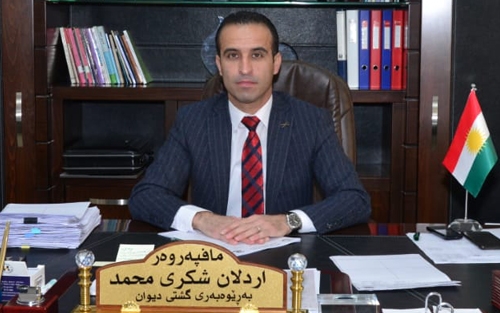 ئەردەڵان دۆسكی  بەڕێوەبەری گشتی دیوانی وەزارەتی كارەبا بۆ گوڵان :     پڕۆژەی ڕووناكی كارەبایەكی بەردەوام و دادپەروەری لە بەكارهێنانی كارەبایە