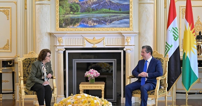 Prime Minister Masrour Barzani Receives U.S. Senator Jacky Rosen