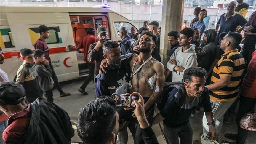 لە ئەنجامی هێرشکردنە سەر ناوەندی دابەشکردنی یارمەتییە مرۆییەکان دەیان کەس کوژران و بریندار بوون