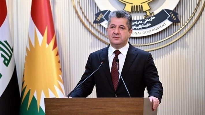 Mesrûr Barzanî pîrozbahî li Serokê Saziya Ragehandin û Rewşenbîrî û Hunerî ya Elmeda kir