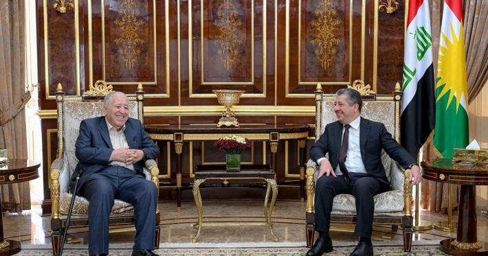 مسرور بارزاني يستقبل الكاتب والمفكر فؤاد مجيد ميسري