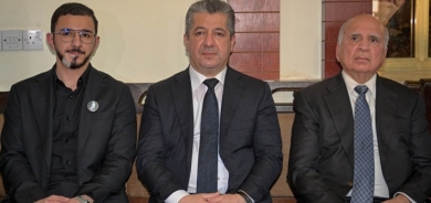 مسرور بارزاني يشارك في مجلس عزاء كريم شنگالي