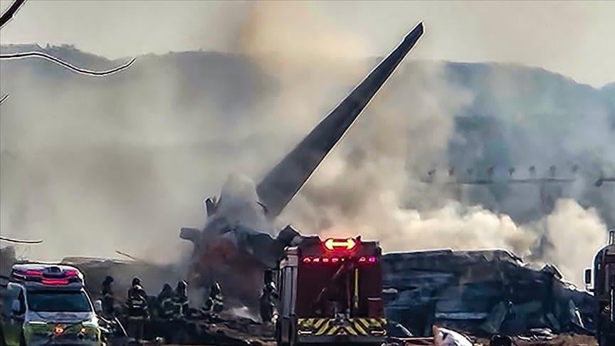 بەهۆی کەوتنەخوارەوەی فڕۆکەیەک 204 کەس گیانیان لەدەستدا و 41 کەسیش برینداربوون