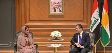 رئيس الحكومة يستقبل القائمة بأعمال القنصلية العامة الإماراتية لدى إقليم كوردستان