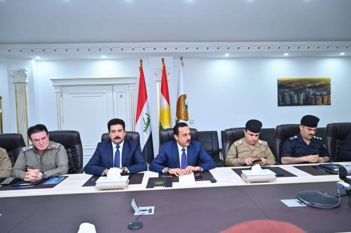 العاصمة أربيل.. اجتماع اللجنة الأمنية وغرفة العمليات برئاسة المحافظ