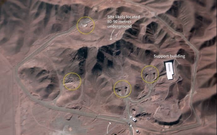 هێرشی ئەمەریکا بۆ سەر دامەزراوه ئەتۆمییەکانی ئێران