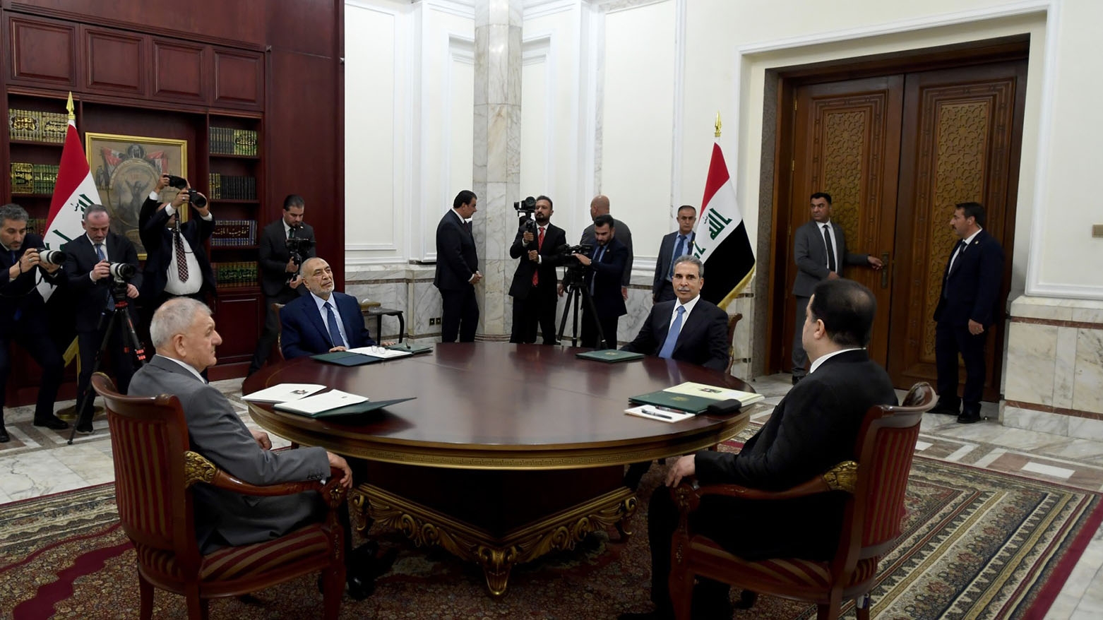 اجتماع رئاسات العراق يستعرض 