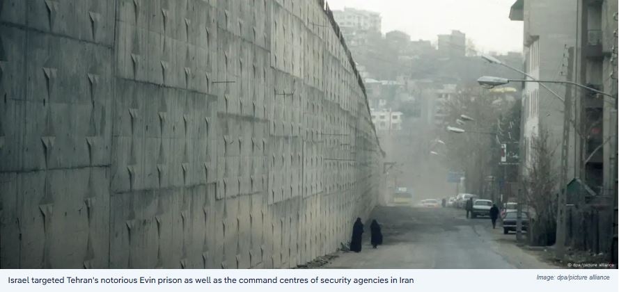 Israel Strikes Evin Prison in Tehran as Tensions Escalate with Iran