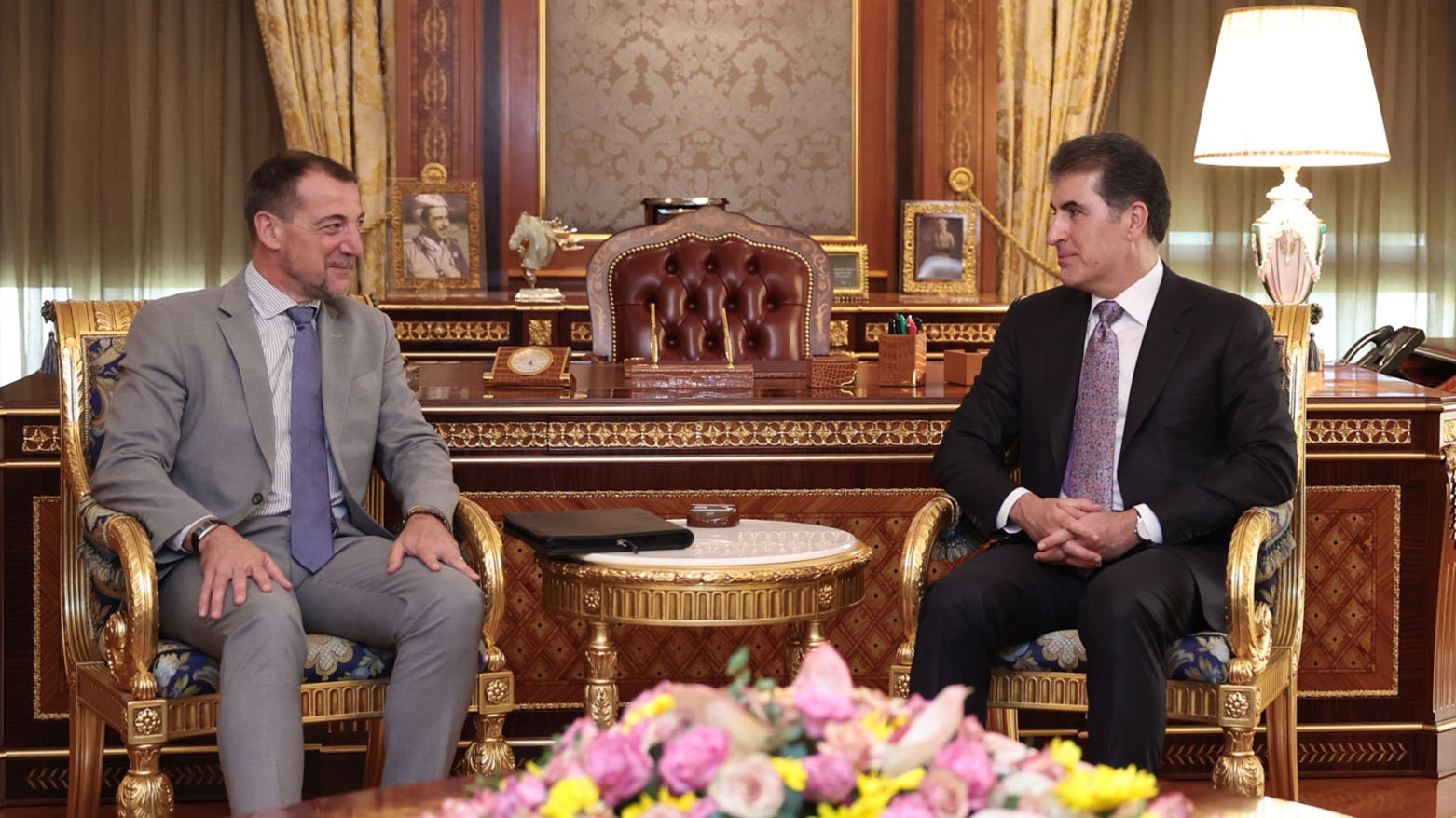 Kurdistan Region President, French Consul General Discuss Middle East Stability and Bilateral Ties