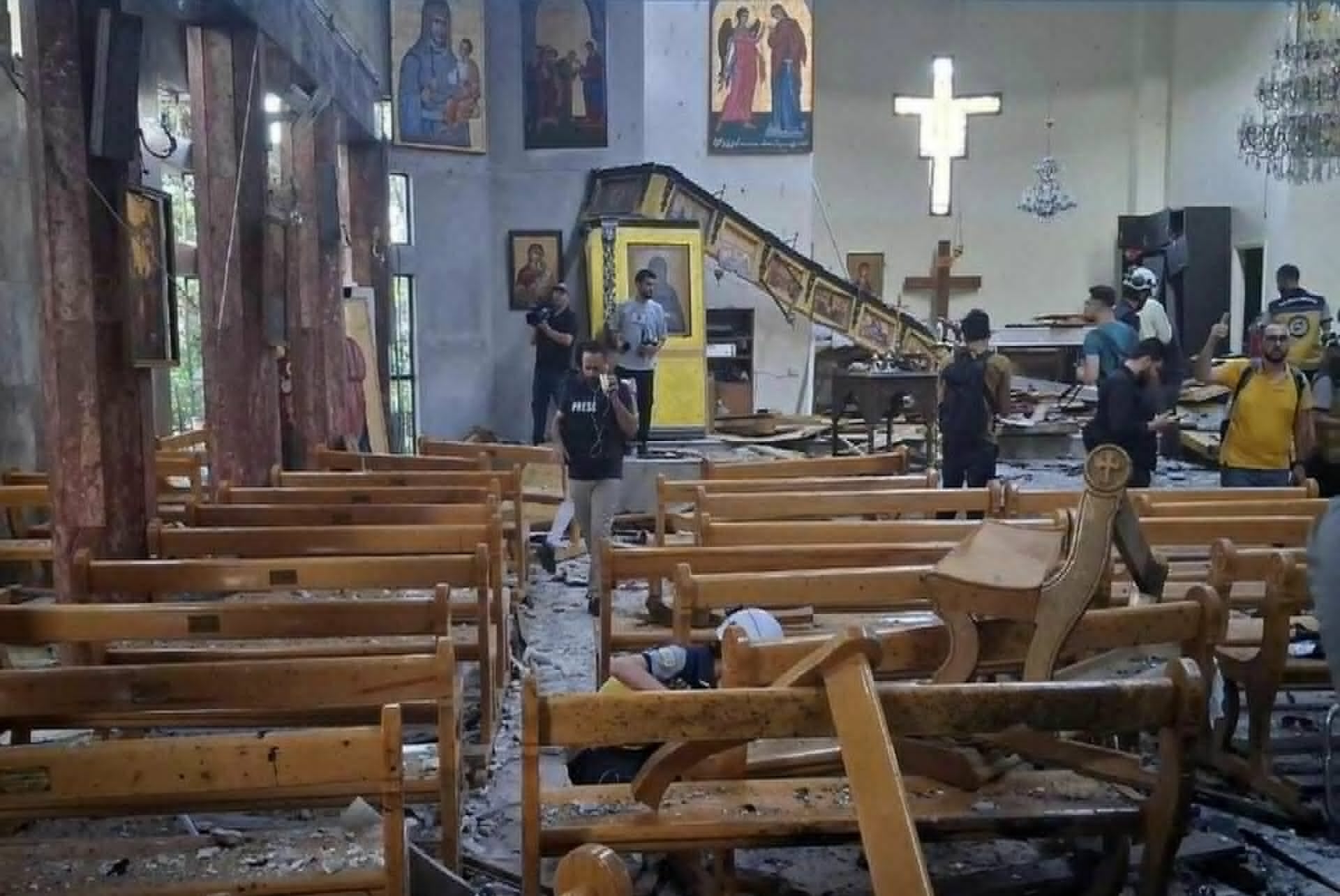 تەقینەوەیەکی کوشندە لە کڵێسای دیمەشق روویدا